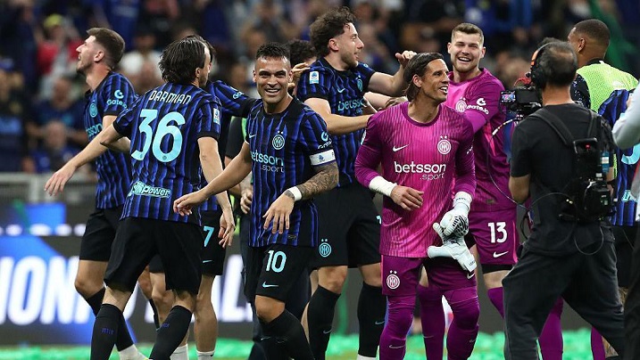 Inter varmisti Serie A -mestaruuden kolme kierrosta ennen loppua